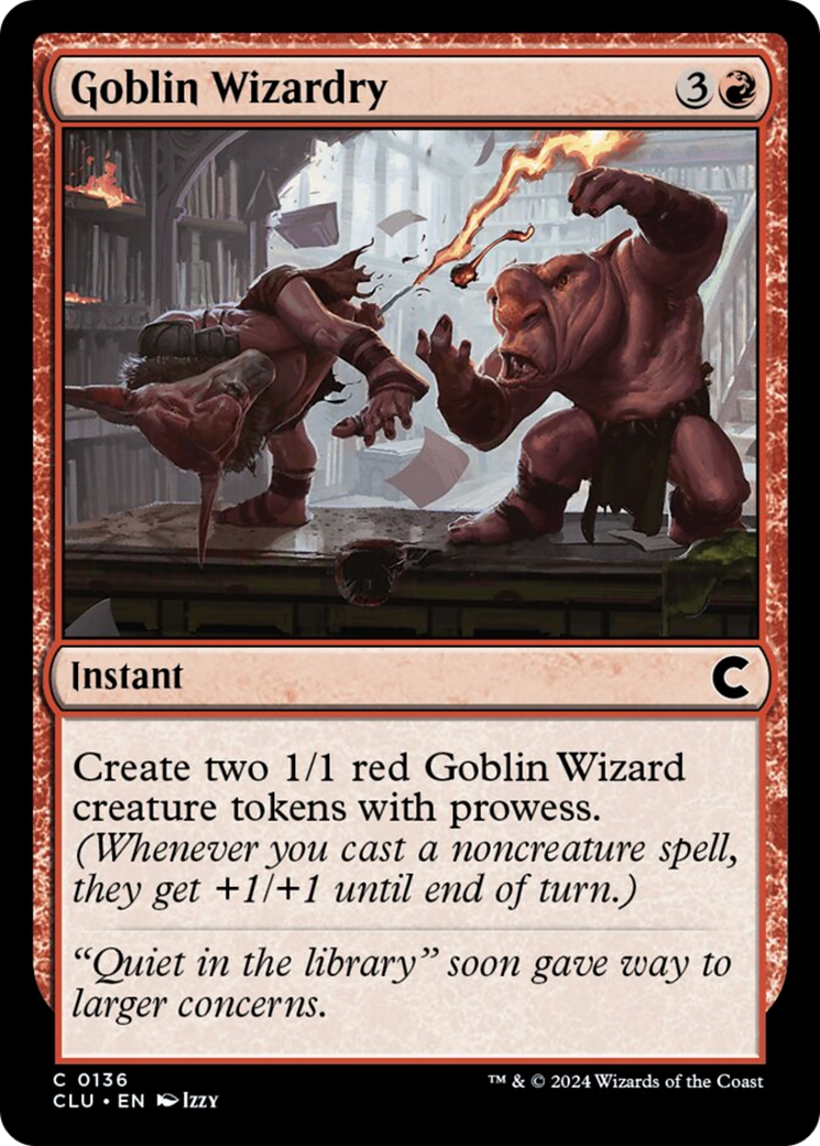 Goblin Wizardry [Ravnica: Clue Edition] | Rook's Games and More