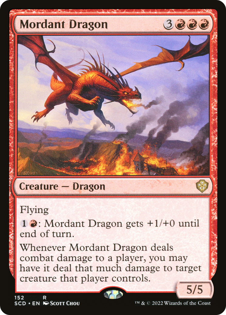 Mordant Dragon [Starter Commander Decks] | Rook's Games and More