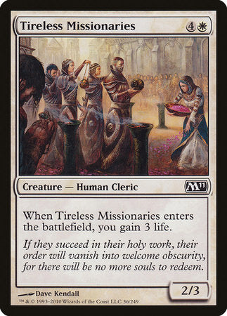 Tireless Missionaries [Magic 2011] | Rook's Games and More