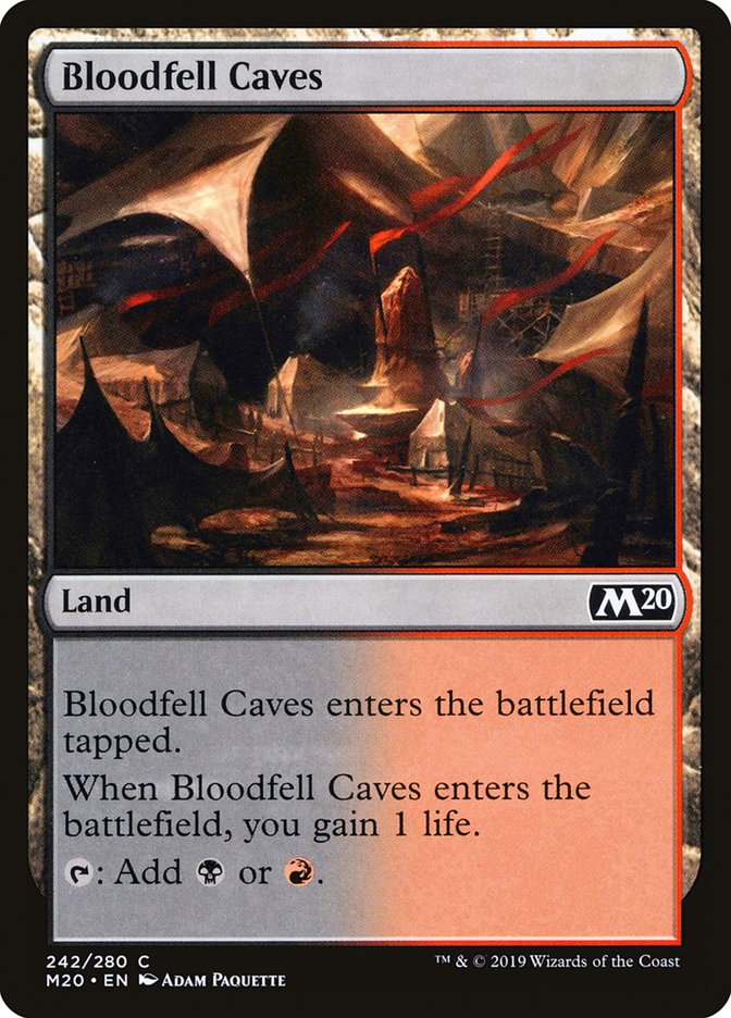 Bloodfell Caves [Core Set 2020] | Rook's Games and More