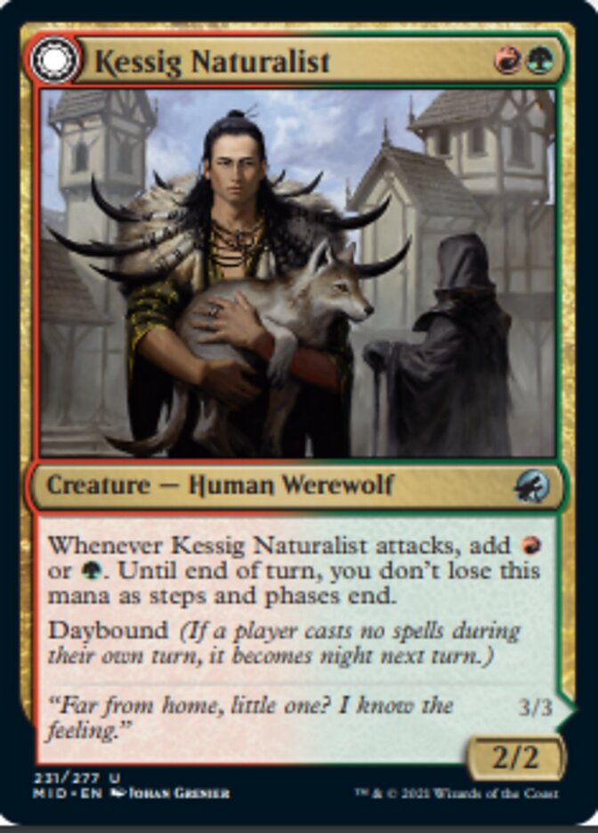 Kessig Naturalist // Lord of the Ulvenwald [Innistrad: Midnight Hunt] | Rook's Games and More