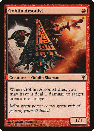 Goblin Arsonist [Duel Decks: Sorin vs. Tibalt] | Rook's Games and More