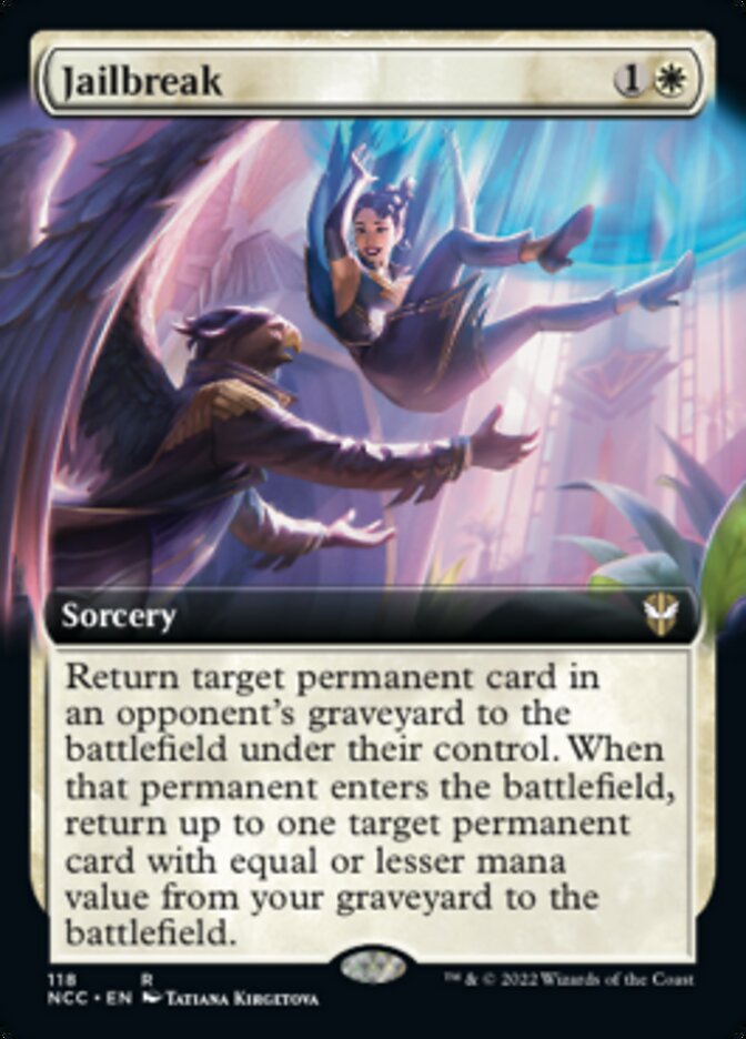 Jailbreak (Extended Art) [Streets of New Capenna Commander] | Rook's Games and More