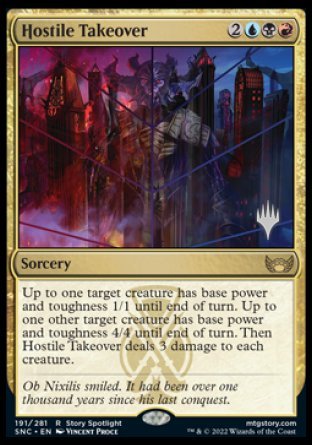 Hostile Takeover (Promo Pack) [Streets of New Capenna Promos] | Rook's Games and More