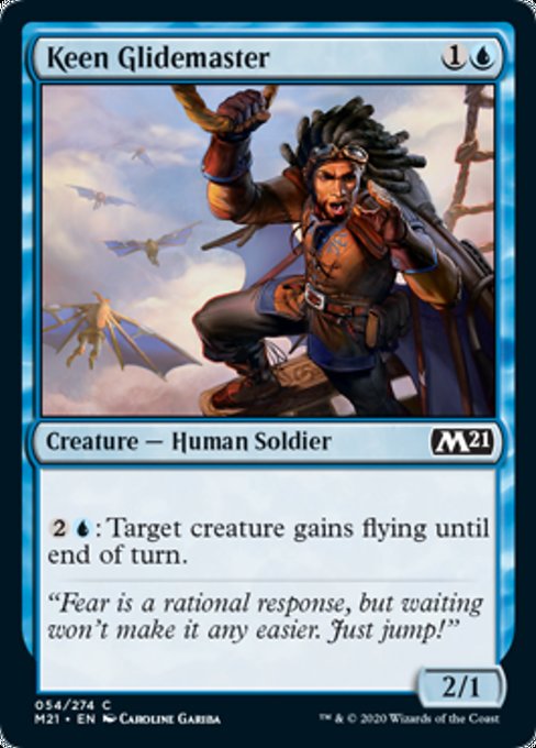 Keen Glidemaster [Core Set 2021] | Rook's Games and More