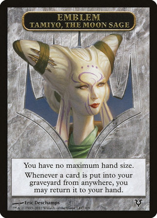 Emblem - Tamiyo, The Moon Sage [Avacyn Restored Tokens] | Rook's Games and More
