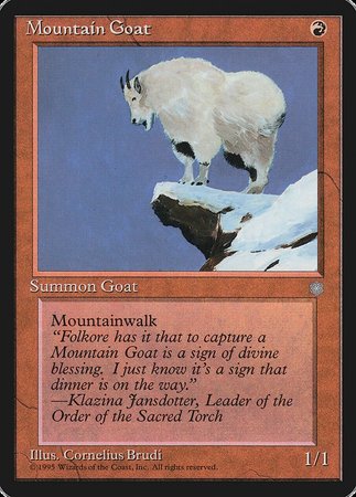 Mountain Goat [Ice Age] | Rook's Games and More