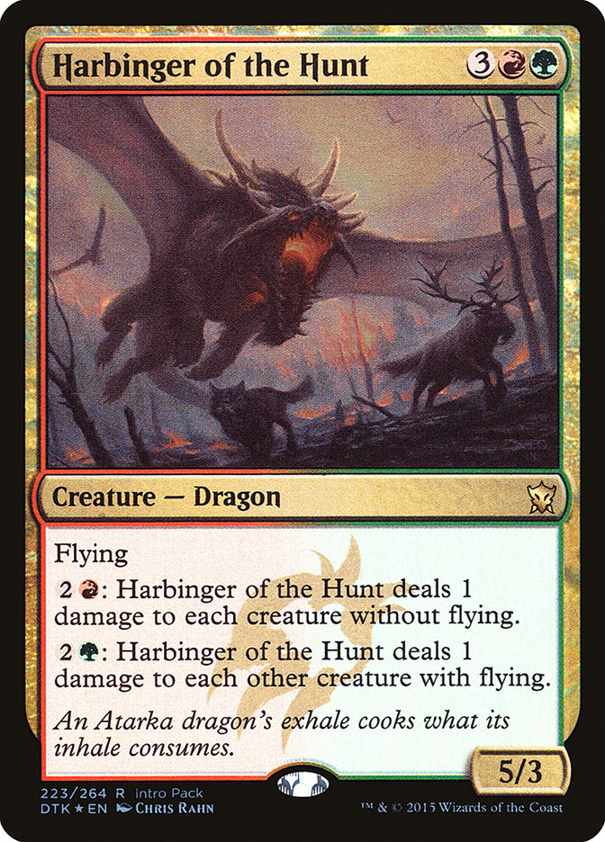 Harbinger of the Hunt (Intro Pack) [Dragons of Tarkir Promos] | Rook's Games and More