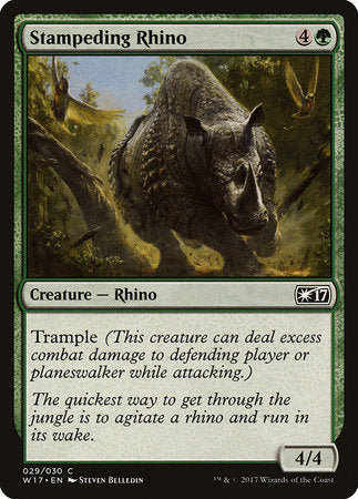 Stampeding Rhino [Welcome Deck 2017] | Rook's Games and More