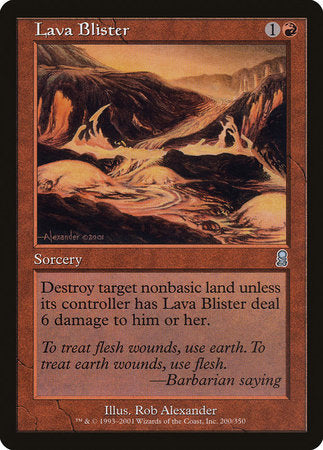 Lava Blister [Odyssey] | Rook's Games and More