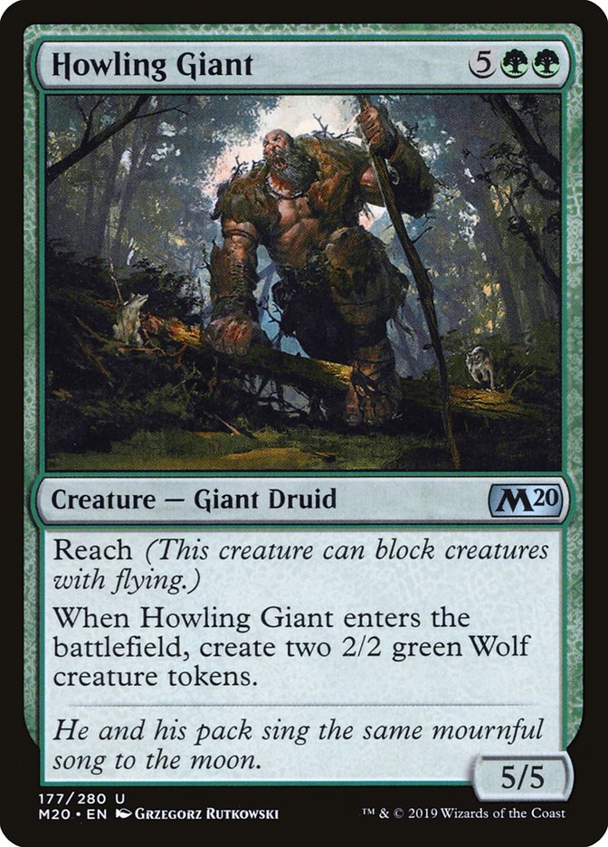 Howling Giant [Core Set 2020] | Rook's Games and More