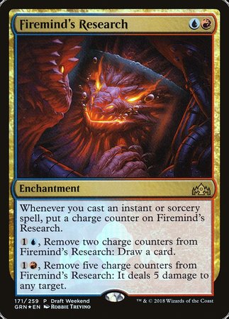 Firemind's Research [Guilds of Ravnica Promos] | Rook's Games and More