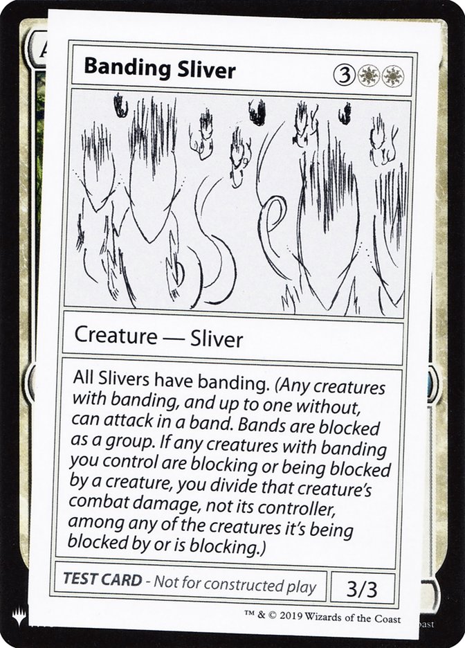 Banding Sliver [Mystery Booster Playtest Cards] | Rook's Games and More