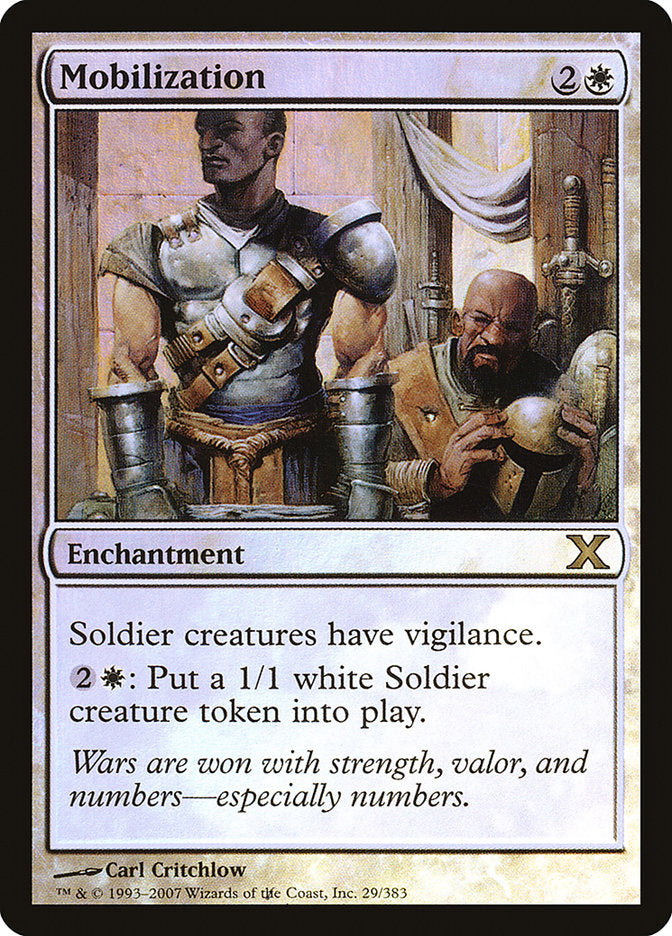 Mobilization (Premium Foil) [Tenth Edition] | Rook's Games and More