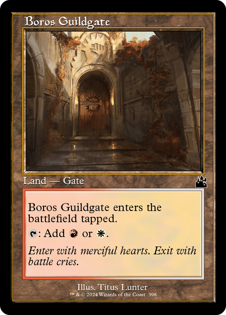 Boros Guildgate (Retro Frame) [Ravnica Remastered] | Rook's Games and More