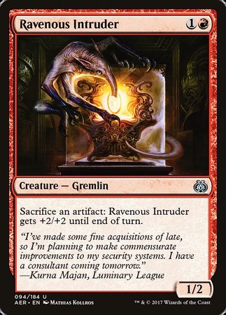 Ravenous Intruder [Aether Revolt] | Rook's Games and More