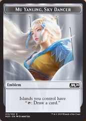 Emblem - Mu Yanling, Sky Dancer [Core Set 2020 Tokens]