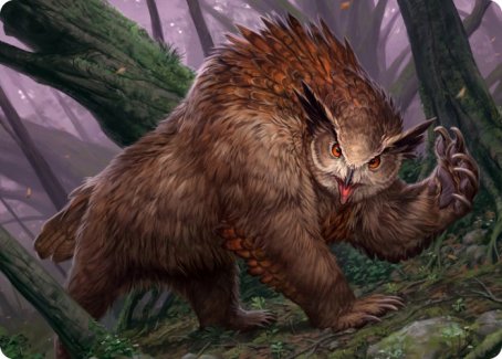 Owlbear Art Card [Dungeons & Dragons: Adventures in the Forgotten Realms Art Series] | Rook's Games and More