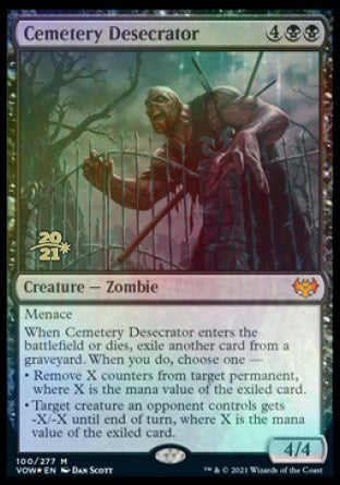 Cemetery Desecrator [Innistrad: Crimson Vow Prerelease Promos] | Rook's Games and More