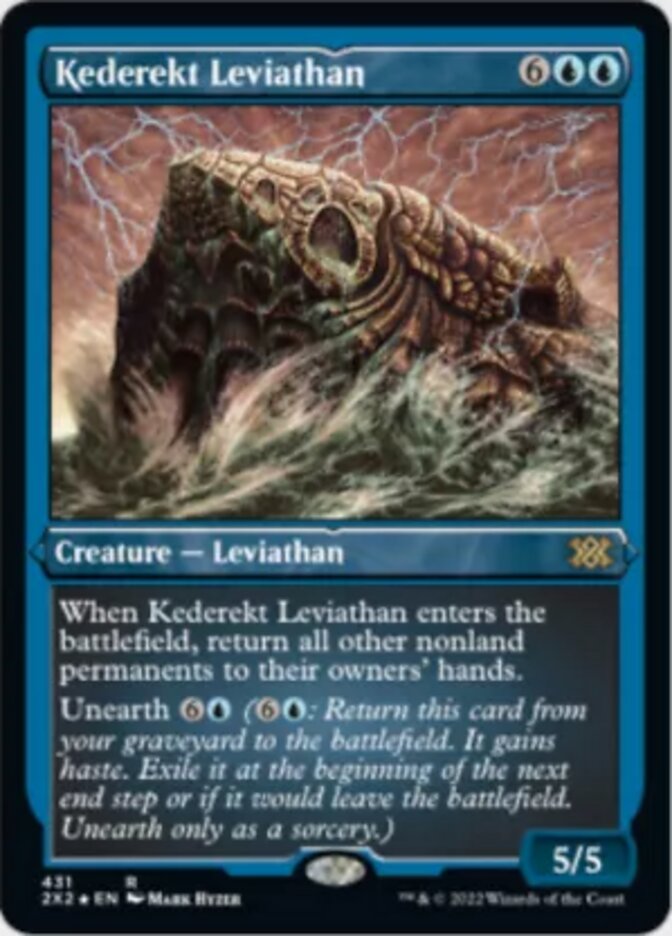 Kederekt Leviathan (Foil Etched) [Double Masters 2022] | Rook's Games and More