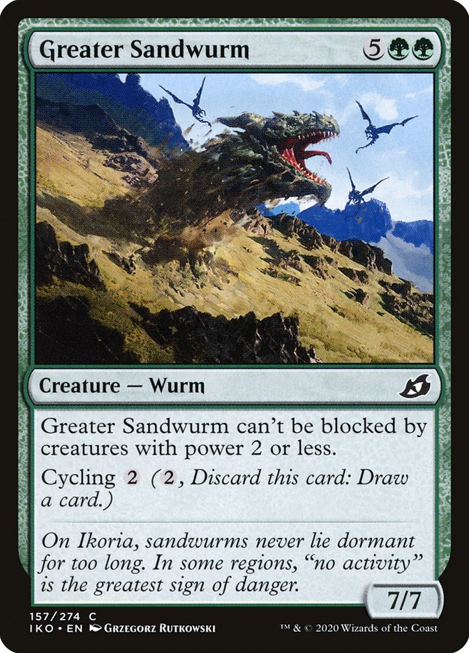 Greater Sandwurm [Ikoria: Lair of Behemoths] | Rook's Games and More
