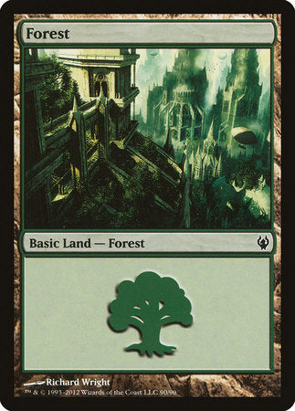 Forest (90) [Duel Decks: Izzet vs. Golgari] | Rook's Games and More