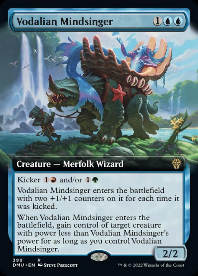 Vodalian Mindsinger (Extended Art) [Dominaria United] | Rook's Games and More