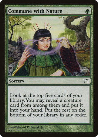 Commune with Nature [Champions of Kamigawa] | Rook's Games and More