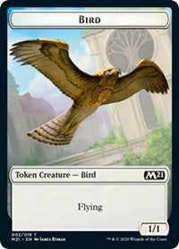 Bird // Saproling Double-sided Token [Core Set 2021 Tokens] | Rook's Games and More