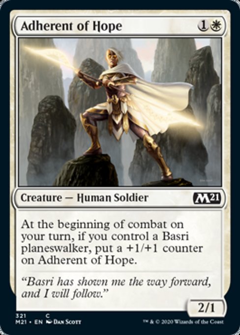 Adherent of Hope [Core Set 2021] | Rook's Games and More