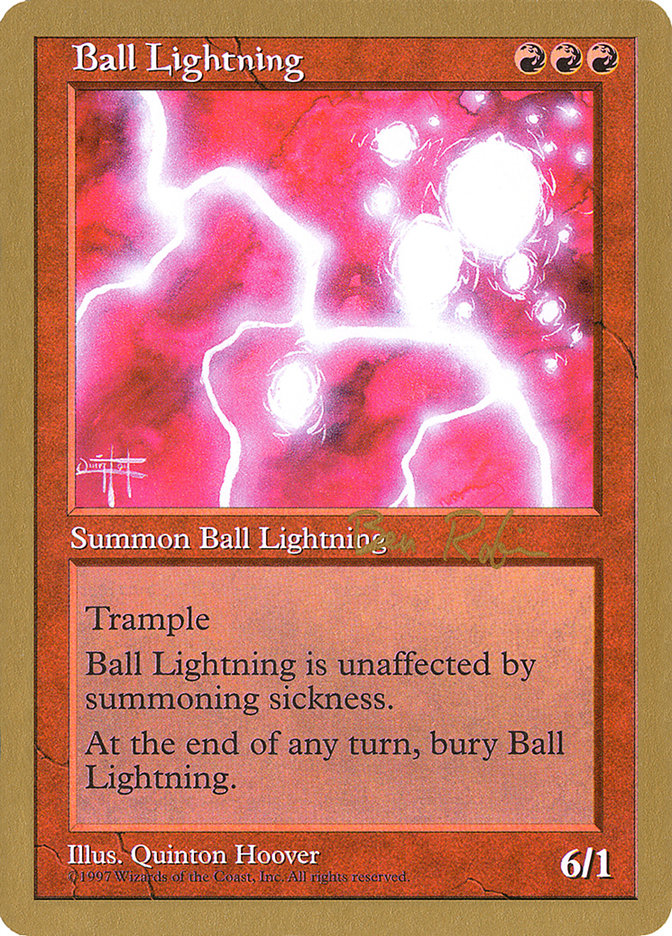 Ball Lightning (Ben Rubin) [World Championship Decks 1998] | Rook's Games and More