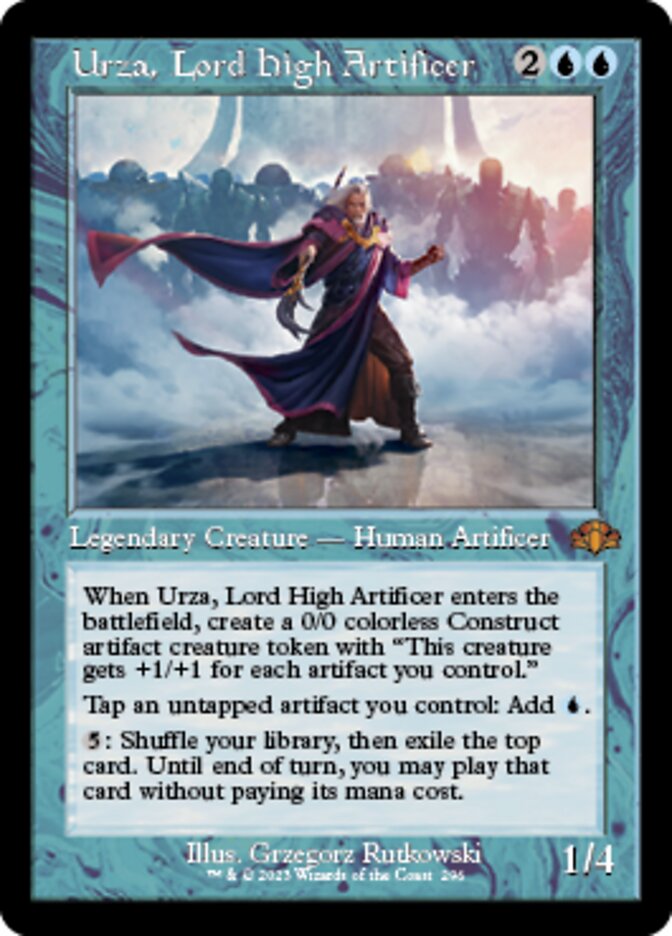 Urza, Lord High Artificer (Retro) [Dominaria Remastered] | Rook's Games and More