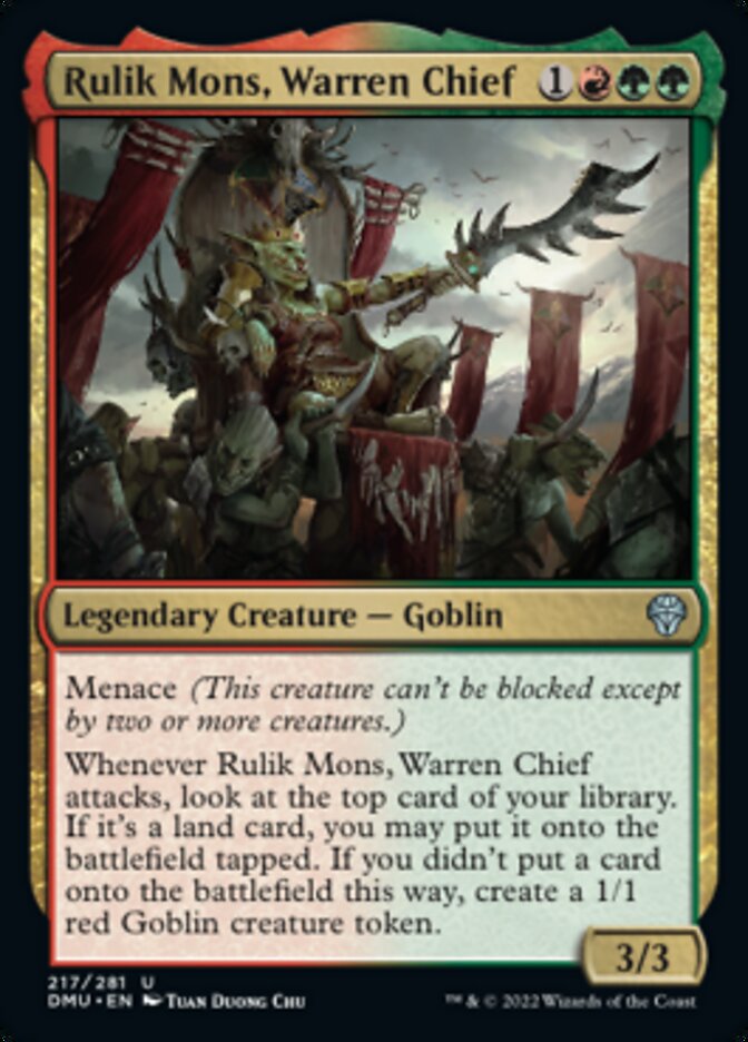 Rulik Mons, Warren Chief [Dominaria United] | Rook's Games and More