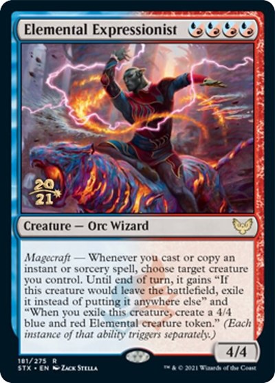 Elemental Expressionist [Strixhaven: School of Mages Prerelease Promos] | Rook's Games and More