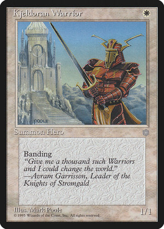 Kjeldoran Warrior [Ice Age] | Rook's Games and More