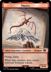 Food (10) // Smaug Double-Sided Token [The Lord of the Rings: Tales of Middle-Earth Tokens] | Rook's Games and More