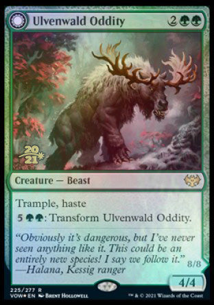 Ulvenwald Oddity // Ulvenwald Behemoth [Innistrad: Crimson Vow Prerelease Promos] | Rook's Games and More