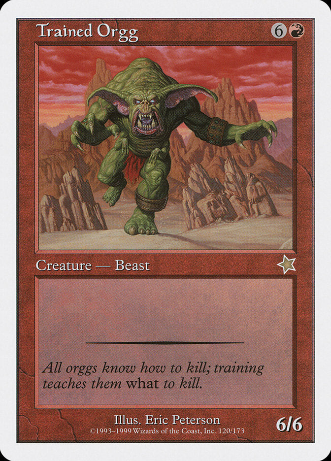 Trained Orgg [Starter 1999] | Rook's Games and More