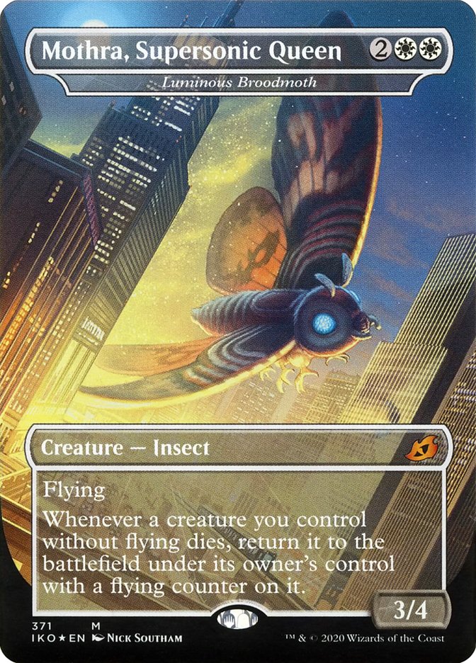 Luminous Broodmoth - Mothra, Supersonic Queen (Godzilla Series) [Ikoria: Lair of Behemoths] | Rook's Games and More