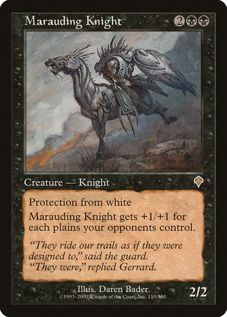 Marauding Knight [Invasion] | Rook's Games and More