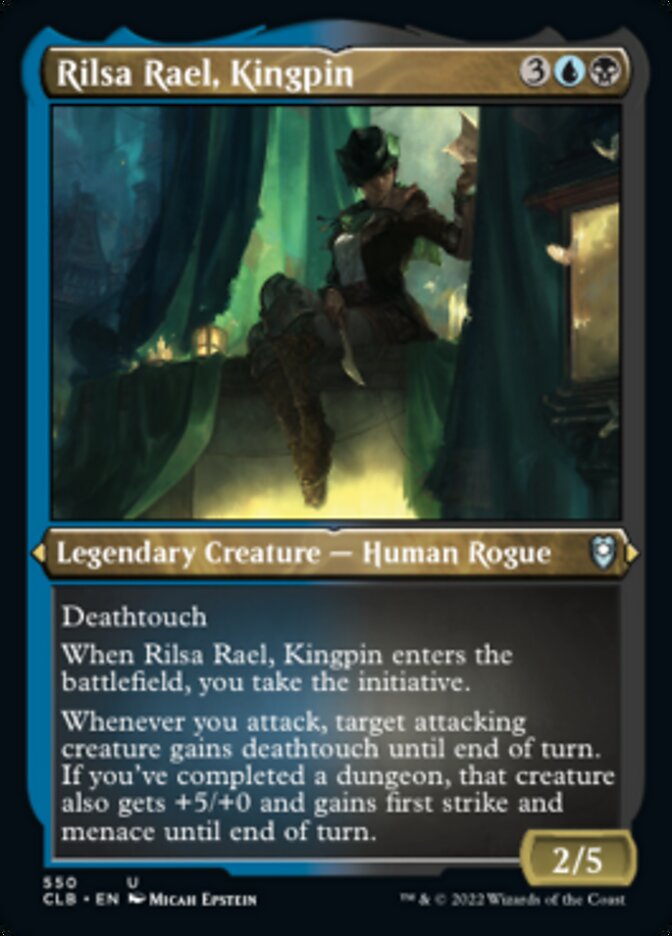Rilsa Rael, Kingpin (Foil Etched) [Commander Legends: Battle for Baldur's Gate] | Rook's Games and More