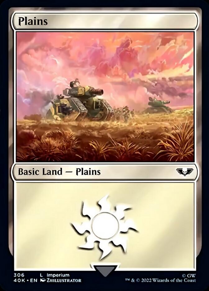 Plains (306) [Universes Beyond: Warhammer 40,000] | Rook's Games and More