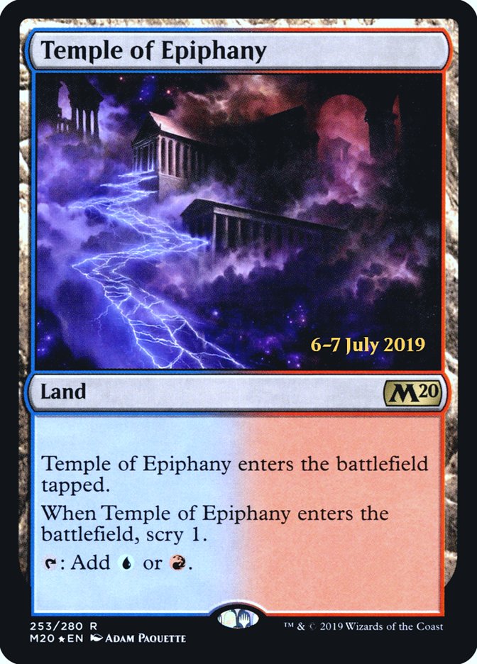 Temple of Epiphany  [Core Set 2020 Prerelease Promos] | Rook's Games and More