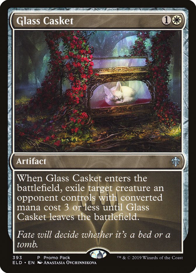 Glass Casket (Promo Pack) [Throne of Eldraine Promos] | Rook's Games and More