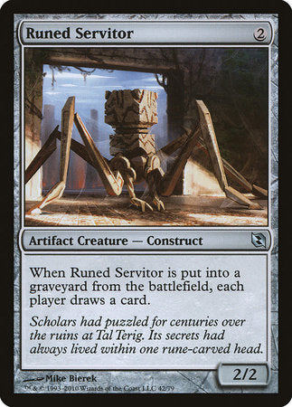 Runed Servitor [Duel Decks: Elspeth vs. Tezzeret] | Rook's Games and More