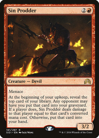 Sin Prodder [Shadows over Innistrad] | Rook's Games and More