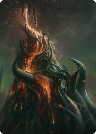 Copperline Gorge Art Card [Phyrexia: All Will Be One Art Series] | Rook's Games and More