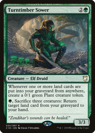 Turntimber Sower [Commander 2018] | Rook's Games and More