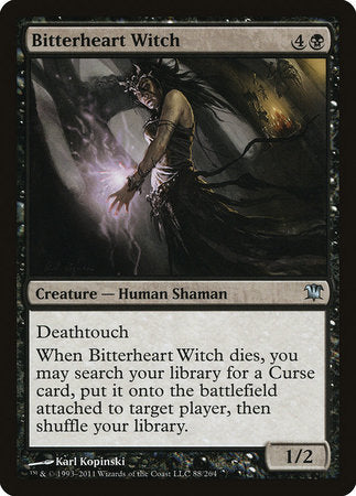Bitterheart Witch [Innistrad] | Rook's Games and More