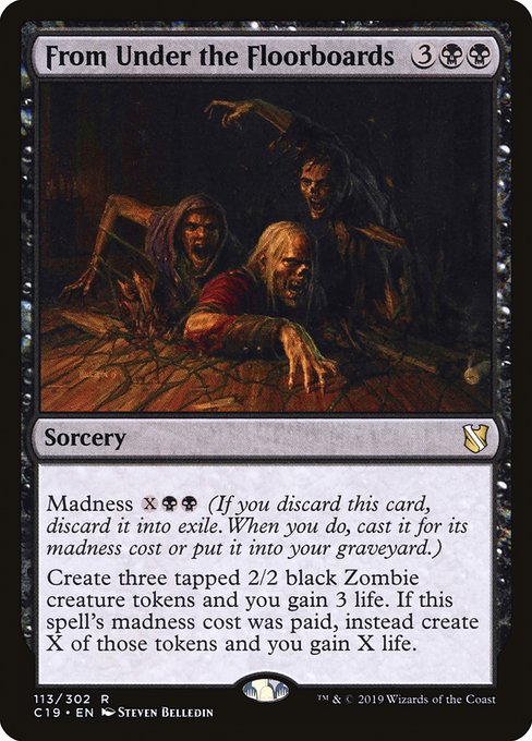 From Under the Floorboards [Commander 2019] | Rook's Games and More